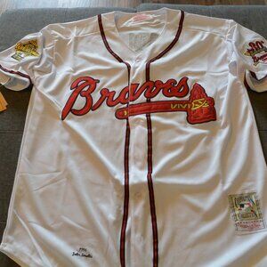 Brand NEW John Smoltz #29 Atlanta Braves Jersey White Size Men's Large